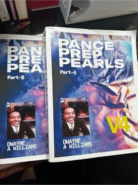 PANCE PREP PEARLS V4 Part-A and part B by Dwayne A. Williams - Blue